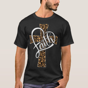 Camiseta Amor En La Fe Tees Religioso Cristiano Leopardo Ch