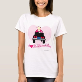 Camiseta Amor en la frase nupcial de la avenida de los diam