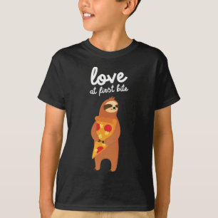 Camiseta Amor en la primera cometa - Tragita con pizza Slic
