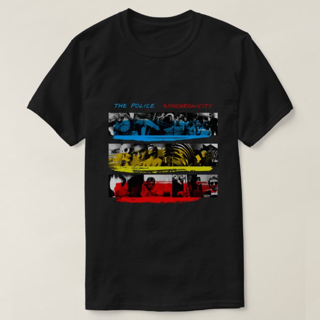 Camiseta Amor En Las Rocas La Banda Policial Música (Diseño del anverso)