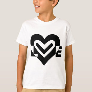 Camiseta Amor en negro