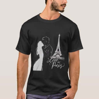 Camiseta Amor en París: Un Beso eterno debajo del Eiffel