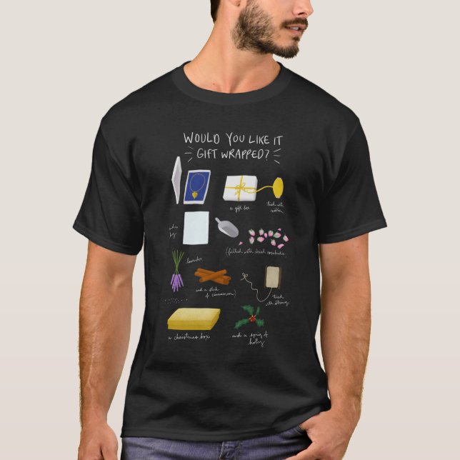 Camiseta Amor En realidad te gustaría que le diera un regal (Anverso)