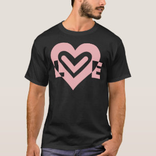 Camiseta Amor en rosa