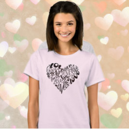 Camiseta Amor en un corazón
