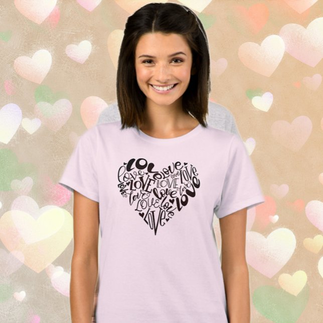 Camiseta Amor en un corazón (Subido por el creador)