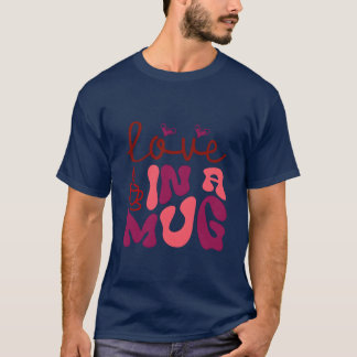 Camiseta Amor En Una Taza vintage