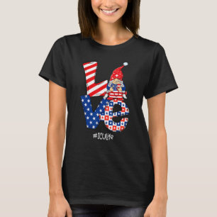 Camiseta Amor Enfermera De Vida Icu Stethoscope Patriótico 