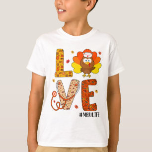 Camiseta Amor Enfermera Vida Caída Mbu Enfermera Turquía Ac