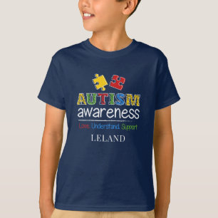 Camiseta Amor Entiende Apoya Conciencia del Autismo