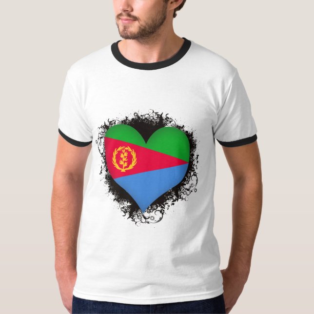Camiseta Amor Eritrea del vintage I (Anverso)