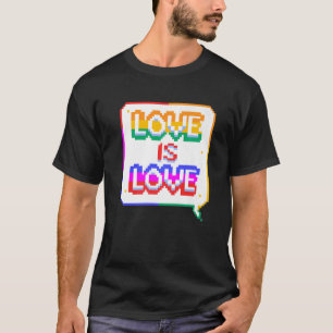 Camiseta Amor Es Orgullo Amor Mejor Vida Lqbtq Arcoiris 8 b
