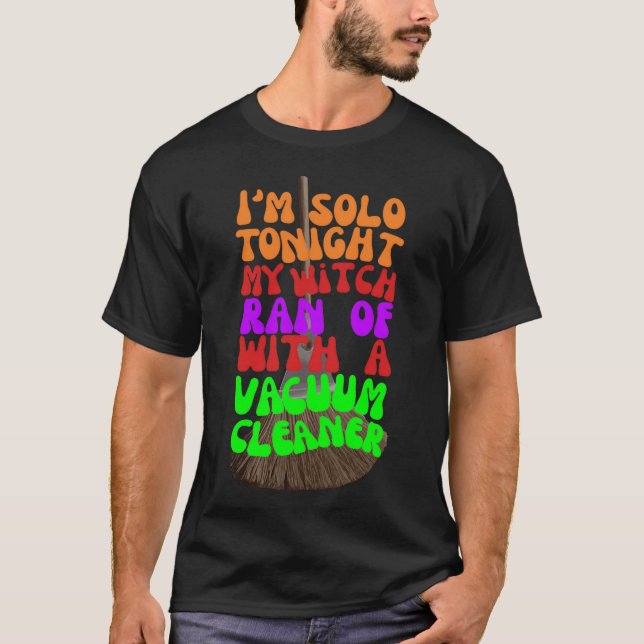 Camiseta Amor espeluznante perdido: Las brujas viajan en lo (Anverso)