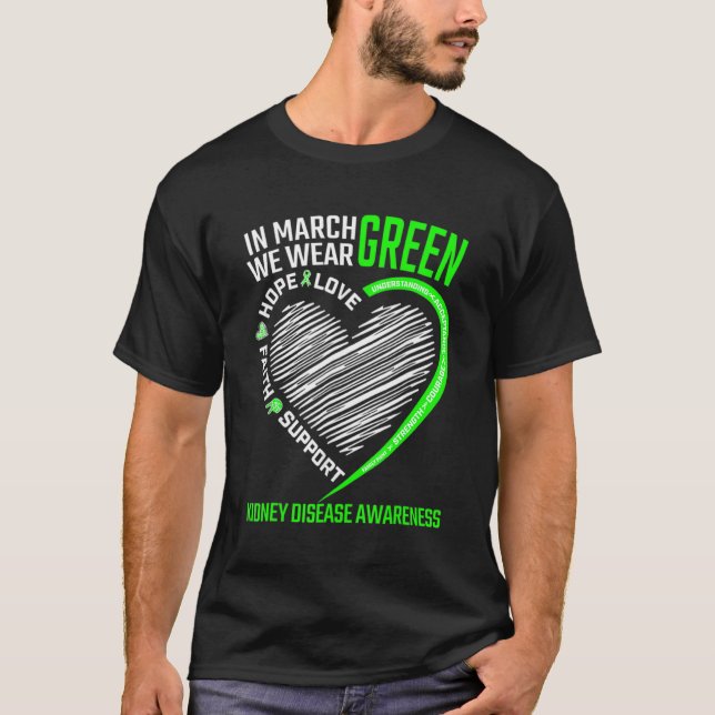 Camiseta Amor Esperanza Marcha por la Fe Usamos Enfermedad  (Anverso)