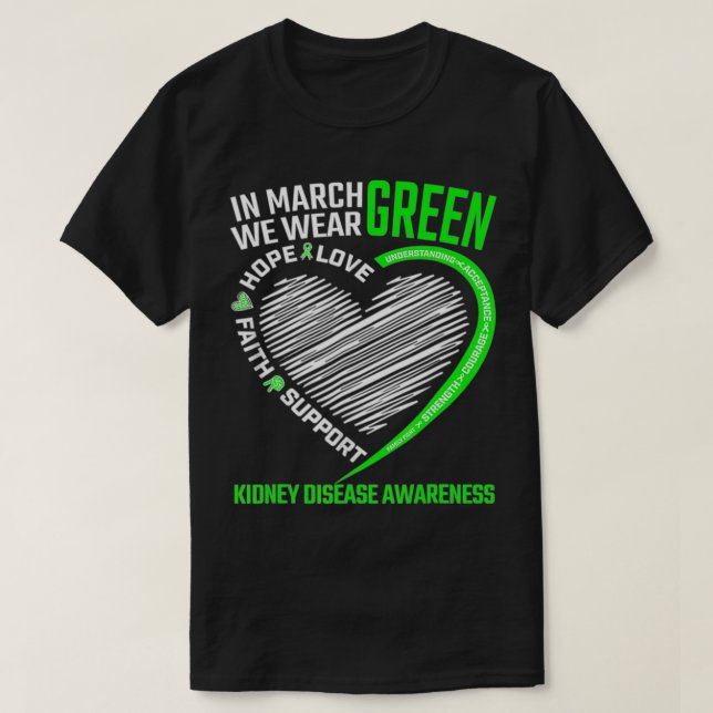 Camiseta Amor Esperanza Marcha por la Fe Usamos Enfermedad  (Diseño del anverso)