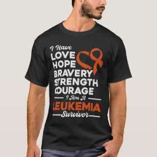 Camiseta Amor Esperanza Validez Leucemia Awareness Funn