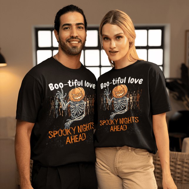 Camiseta Amor espléndido: Halloween Pareja Única (Subido por el creador)
