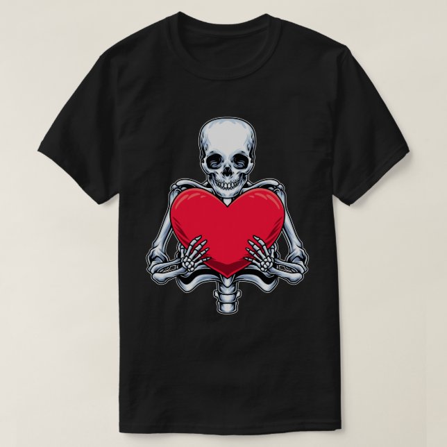 Camiseta Amor esquelético (Diseño del anverso)