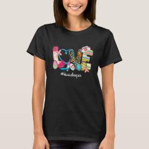 Camiseta Amor Estetoscopio Bata Camarera Enfermera Vida Est