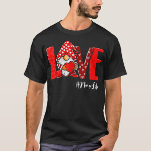 Camiseta Amor Estetoscopio Enfermera Vida Día de San Valent
