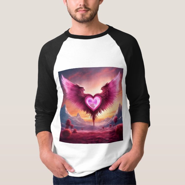 Camiseta Amor etéreo en el desierto" (Anverso)
