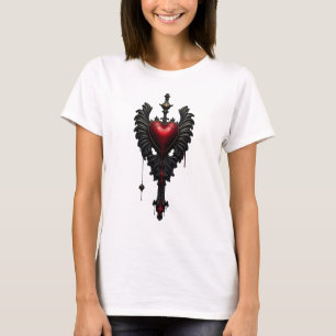 Camiseta Amor eterno a la sombra de la oscuridad gótica.