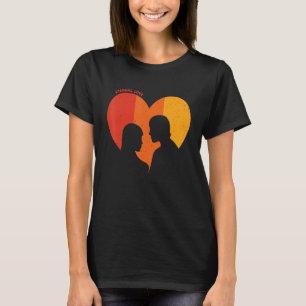 Camiseta Amor Eterno Coincidencia Parejas Vintage Retro