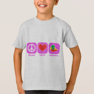 Camiseta Amor Etiopía de la paz