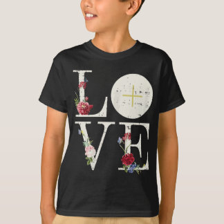 Camiseta Amor Eucaristía Primera Santa Comunión Cristiana C