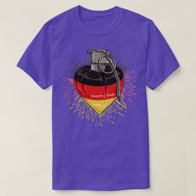 Camiseta Amor explosivo por Alemania (Diseño del anverso)