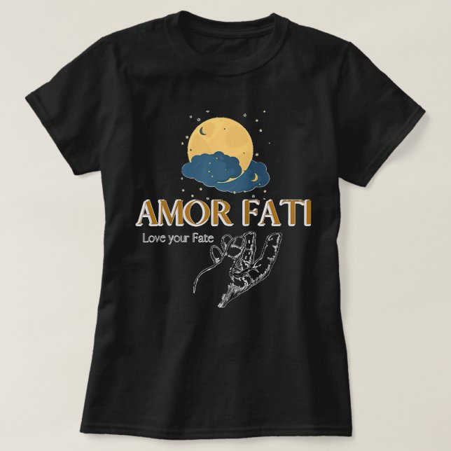 Camiseta Amor Fati Friedrich Nietzsche Ama Su Destino Ph (Diseño del anverso)