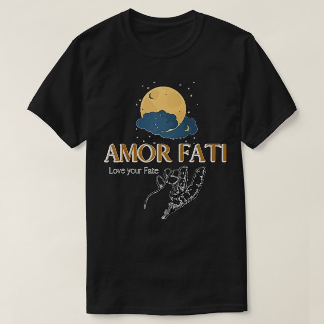 Camiseta Amor Fati Friedrich Nietzsche Ama Su Destino Ph (Diseño del anverso)