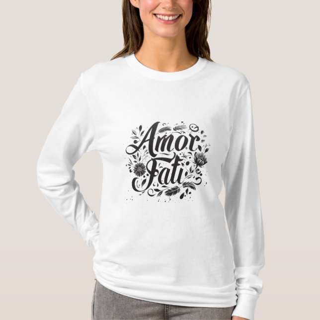 CAMISETA AMOR FATI STOIC RECORDATORIO (Anverso)