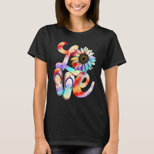 Camiseta Amor Flip Flop temporada verano vacaciones coincid