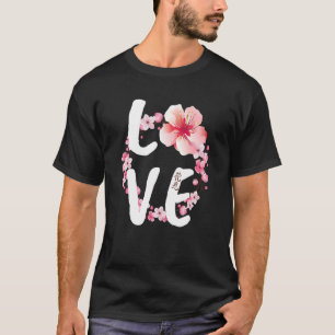 Camiseta Amor Flor de Cerezo Festival Japonés Sakura Flo