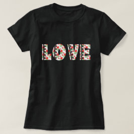 Camiseta Amor floral