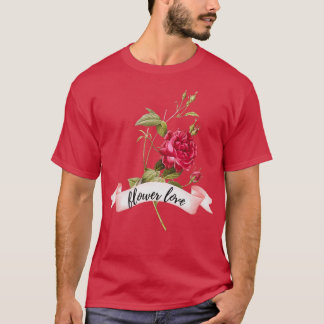 Camiseta amor floral
