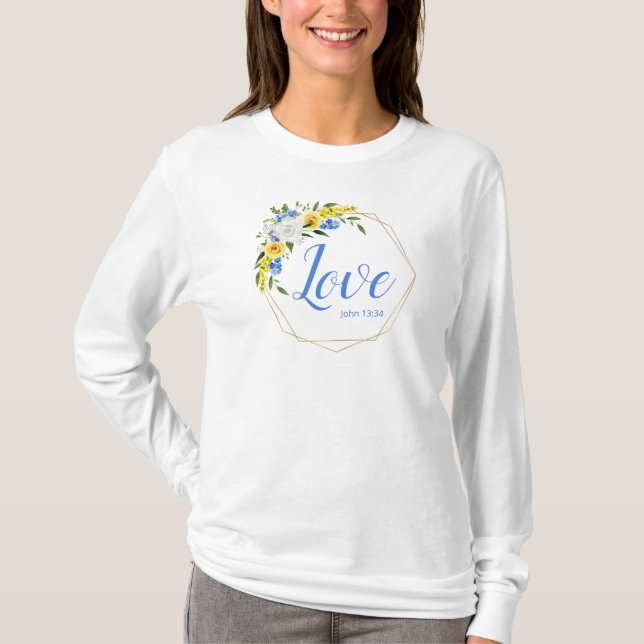 Camiseta Amor Floral (Anverso)