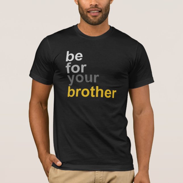 Camiseta Amor fraternal y unidad (Anverso)