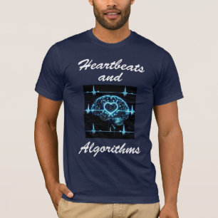 Camiseta Amor futurista por los "latidos y algoritmos"