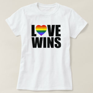 CAMISETA ¡AMOR GANA! #LOVEWINS CELEBRA LA IGUALDAD DE MATR