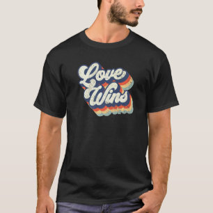 Camiseta Amor Gana Retro Vintage Afligidas Mujeres Gráficas