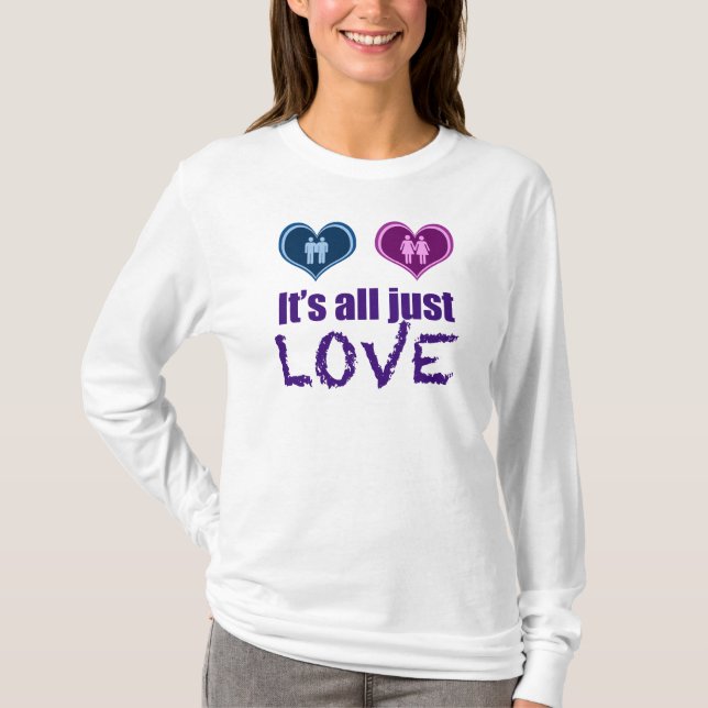 Camiseta Amor gay (Anverso)