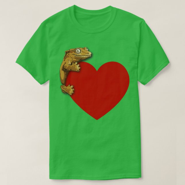 Camiseta Amor Gecko Cute (Diseño del anverso)