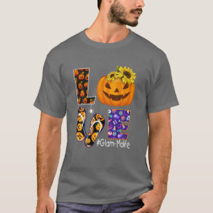 Camiseta Amor Glam-Malife Calabaza Flip Flops Costumbre Hal