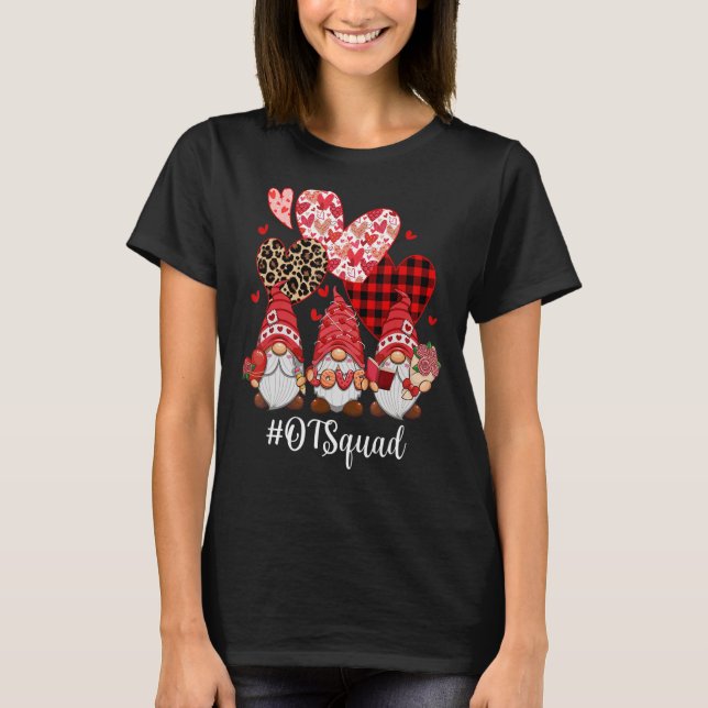 Camiseta AMOR Gnomes Valentine OT Squad Ocupacional Therap (Anverso)