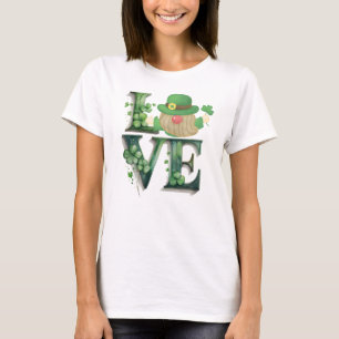 Camiseta Amor Gnomos Día de San Patricio