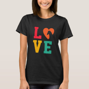 Camiseta Amor Gráfico Amante de Caballos Jinete Ecuestre Ca
