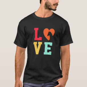 Camiseta Amor Gráfico Amante de Caballos Jinete Ecuestre Ca