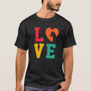 Camiseta Amor Gráfico Amante de Caballos Jinete Ecuestre Ca